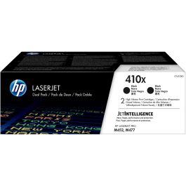 HP 410X Tóner Original LaserJet Negro Alta Capacidad (CF410XD) - Pack 2 Cartuchos (13000 Páginas) Precio: 325.49999944. SKU: S8409851
