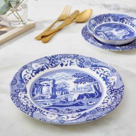 Spode Plato Llano Blue Italian Diámetro 27 cm (4 Unidades)