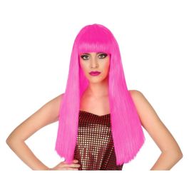 Peluca Larga Lisa Rosa con Flequillo - 60 cm, 120 gr - Ideal para Cosplay, Disfraces y Fiestas Precio: 3.50000002. SKU: B1J4DAMCKR