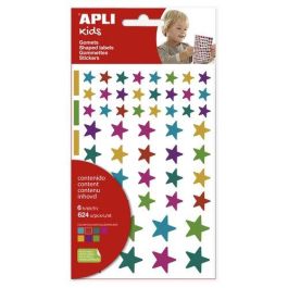 Apli Gomets Estrellas Removibles Multicolor 624 Unidades 6 Hojas Surtidos Precio: 2.6899994. SKU: B1622DWR8Q