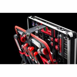 Meister Carro de Herramientas con 156 Piezas: Kit Completo de Alicates, Llaves y Destornilladores para Taller y Bricolaje Meister Carro de Herramientas con 156 Piezas: Kit Completo de Alicates, Llaves y Destornilladores para Taller y Bricolaje