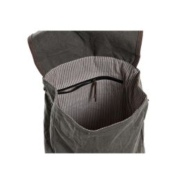 Mochila Casual DKD Home Decor Canvas Bicicleta Gris Marrón (33 x 12 x 47 cm)