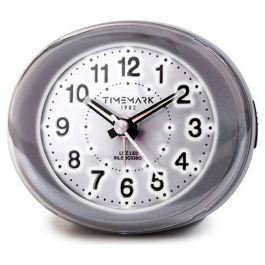 Reloj-Despertador Analógico Timemark Gris Luz LED Silencioso Snooze Modo noche 9 x 9 x 5,5 cm (9 x 9 x 5,5 cm) Precio: 10.50000006. SKU: S6502807