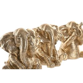 Figura Colonial DKD Home Decor Dorado 12 x 14 x 13 cm (3 Unidades) Figura Colonial DKD Home Decor Dorado 12 x 14 x 13 cm (3 Unidades)