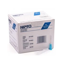 Nipro Agujas hipodérmicas desechables 20G 0.9x25 mm Amarilla, 100 unidades Precio: 3.58999982. SKU: B12ZTTHLPS