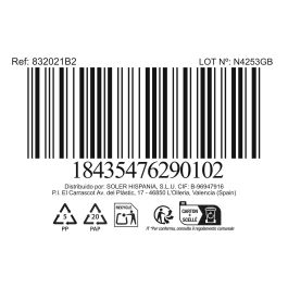 La Mediterranea Set 2 Vasos de Té Lubeca 175 cc (36 Cajas)