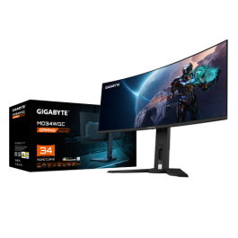 Gigabyte MO34WQC pantalla para PC 86,4 cm (34") 3440 x 1440 Pixeles Wide Quad HD OLED Negro