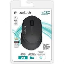Logitech Wireless Mouse M280, RF Wireless, Alkaline, Black Logitech Wireless Mouse M280, RF Wireless, Alkaline, Black