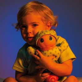 Molto Gusy Luz Muñeco de Peluche Rosa que se Ilumina, 28 cm, con Pilas AA Incluidas, para Bebés desde 1 Año