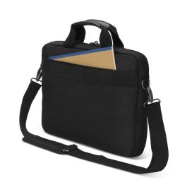 DICOTA Eco Slim Case SELECT - Bandolera para Portátil 12-14.1" de PET, Compartimento Tableta, Asa y Correa Hombro