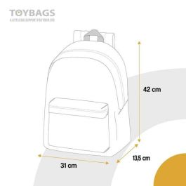 Fortnite Mochila Escolar Durrr Americano Adaptable a Carro, Espaldera Acolchada, 42x31x13.5 cm, Ideal para Niños 7+ Años