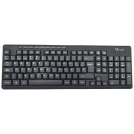 L - Link LL-KB-555-WCOMBO Kit Teclado y Ratón Inalámbrico Negro USB 2.0. Combo multimedia compacto, 1200 DPI, compatible con PC, Mac, Linux L - Link LL-KB-555-WCOMBO Kit Teclado y Ratón Inalámbrico Negro USB 2.0. Combo multimedia compacto, 1200 DPI, compatible con PC, Mac, Linux