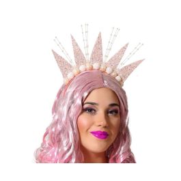 Diadema Princesa Rosa Brillante con Conchas y Perlas - Accesorio para Disfraces de Fantasía Marina Precio: 2.50000036. SKU: B1FDCJ59EF
