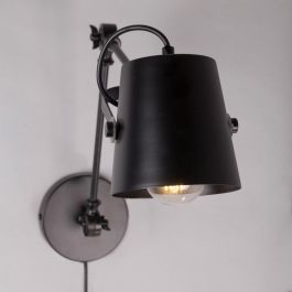 SKD-W1014 Aplique de Pared Le Havre Orientable y Ajustable E14 para Iluminación Interior Salón Dormitorio o Rincón de Lectura