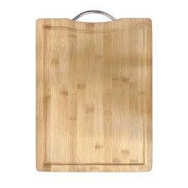 Quttin Tabla de Cortar de Bambú con Asa 39.5 x 30 x 1.5 cm (6 Unidades)