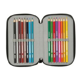 Safta Plumier Escolar Triple Cremallera 37 Piezas Batman 195x125x55 mm