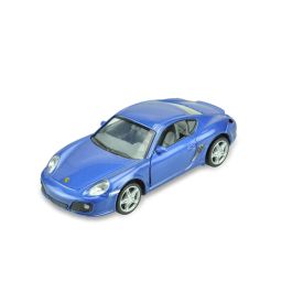 Tachan Porsche Cayman S Azul 1:32 Pullback Coche a Escala Réplica para Niños +3 Años