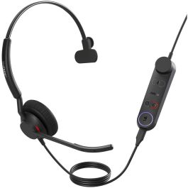 Jabra Engage 50 II Link Auriculares Mono USB-C para Oficina/Centro de Llamadas MS con Tecnologías Clear Voice y BalancedVoice