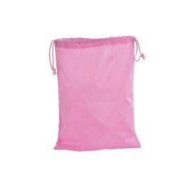 DKD Home Decor Bolsa Bebé Poliéster Rosa Palo Blanco Colección Swan Cisne 30x5x40 cm Pack 12 Unidades Surtido Aleatorio