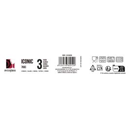 La Mediterranea Set de 3 Jarritas con Asa Iconic de 70 cc, de 5.3 cm diámetro x 5.4 cm alto y 100 g cada una (36 Cajas)