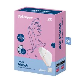 Satisfyer Love Triangle Estimulador y Vibrador Blanco con App y Bluetooth para Mujer Precio: 30.50000052. SKU: SLC-82166