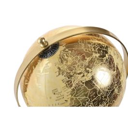 DKD Home Decor Globo Terráqueo Urban Dorado 12x22x12 cm con Base Pirámide de PVC y Hierro DKD Home Decor Globo Terráqueo Urban Dorado 12x22x12 cm con Base Pirámide de PVC y Hierro
