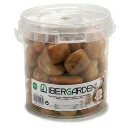 Piedras Decorativas Ibergarden 3BRG Marrón Grande 3 Kg (4 Unidades)