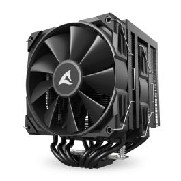 Sharkoon Ventilador CPU A60 120mm Negro para Intel LGA1851/1700/1200/115x/1366/2011/2066 y AMD AM5/AM4/AM3/AM2/FM1/FM2 - 260W TDP