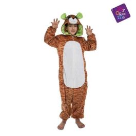 My Other Me Disfraz Tigre Big Eyes para Niños Talla 5-6 Años Mono con Capucha
