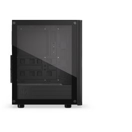 ENDORFY Ventum 200 Air TG Black - Torre PC ATX/micro ATX/Mini-ITX con ventana lateral y filtros antipolvo