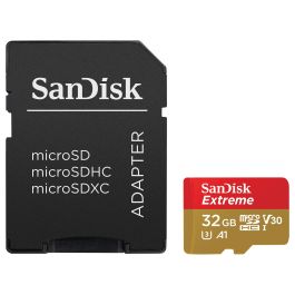 SanDisk SDSQXAF-032G-GN6MA Tarjeta de Memoria 32GB microSDHC UHS-I Clase 10 100MB/s con Adaptador