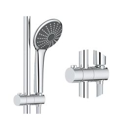 Grohe 26403001 Válvula Termostática Columna de Ducha Vitulio Joy 260, 50% Ahorro Agua y Energía, 3 Chorros