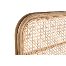DKD Home Decor Cabecero Cama Balines Ratan Natural 4 x 128 x 178 cm