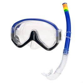 Gafas de Buceo con Tubo AquaSport Azul (6 Unidades)