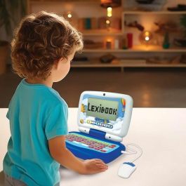 Lexibook LEX3380743095233 Portátil Educativo Bilingüe FR/EN con 40 Actividades y 6 Categorías