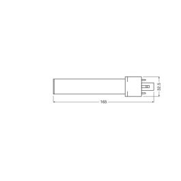 [LVE-4058075822979] Lámpara LED Ledvance/DULUX G23 4W 500Lm 3000K 120º IP20