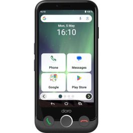 Doro Aurora A10 Teléfono Móvil 4.5" Android 14, 4GB RAM, 64GB Almacenamiento, Cámara 13MP, Grafito
