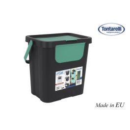 Papelera con asa Moda Double 24L Verde y Negro - Inde (6 Unidades) Precio: 60.88999994. SKU: B1BQXNCZ3H