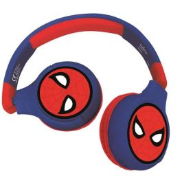 Lexibook Auriculares Inalámbricos Spiderman HPBT010SP Bluetooth 5.0 Cable Jack Extraíble +3 Años