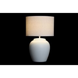 DKD Home Decor Lámpara Sobremesa Moderno Blanco Porcelana Lino 38 x 58 x 38 cm Precio: 90.59000049. SKU: B1J28NVH2R