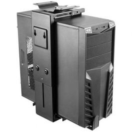 AISENS - SOPORTE GIRATORIO ANTIRROBO Y ALTURA PERSONALIZABLE PARA CPU PARA MONTAJE POR DEBAJO DE ESCRITORIO O A LA PARED