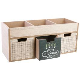 Home Deco Factory Cajonera con 3 Cajones y 3 Compartimentos Colección Little Garden Precio: 7.49999987. SKU: B1FPFH53SW