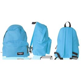 Mochila Eco Grande Cremallera Azul Precio: 8.88999947. SKU: B1K8YXKTEE