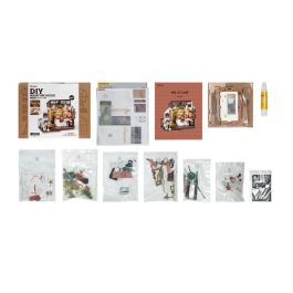 ROBOTIME DIY No.17 Maqueta Cafetería Mystic Archives con 183 Piezas - Modelo de Ensamblaje detallado 27.6x6.6x21cm