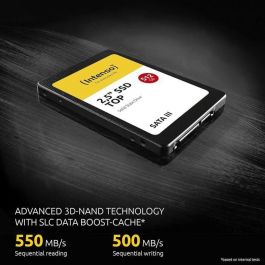 Intenso 3812470 SSD Interno Top Performance 2TB 2.5" SATA III, Velocidad Lectura 550 MB/s, Escritura 520 MB/s para PC/Portátil