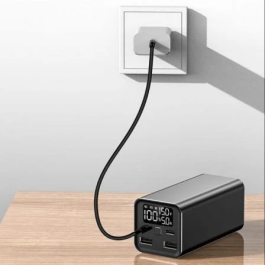 Leotec Batería Externa 20.000mAh 65W Power Delivery para Portátiles y Móviles con 4 Salidas USB-C y USB-A