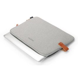 Dicota Skin URBAN sleeve, Funda de Neopreno y Poliéster Reciclado, Gris, para MacBook 14"
