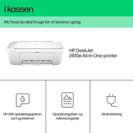 HP Impresora Todo en Uno DeskJet 2810e Inalámbrica, Imprime, Escanea, Copia