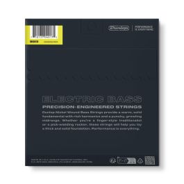 DUNLOP Juego Bajo Nickel 6 St. 30-130 Cuerdas para Bajo Eléctrico