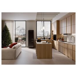 Smeg TSF01BLEU Toaster 2 Ranuras Compacto Estilo 50s Negro Brillo Alto